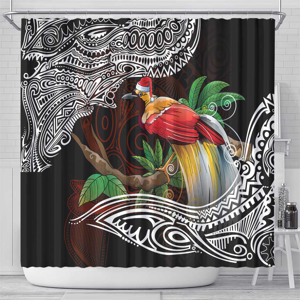 Papua New Guinea Christmas Shower Curtain - Polynesian Pride