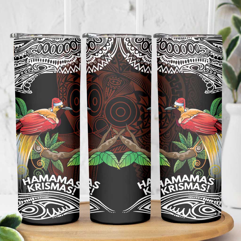 Papua New Guinea Christmas Skinny Tumbler - Polynesian Pride