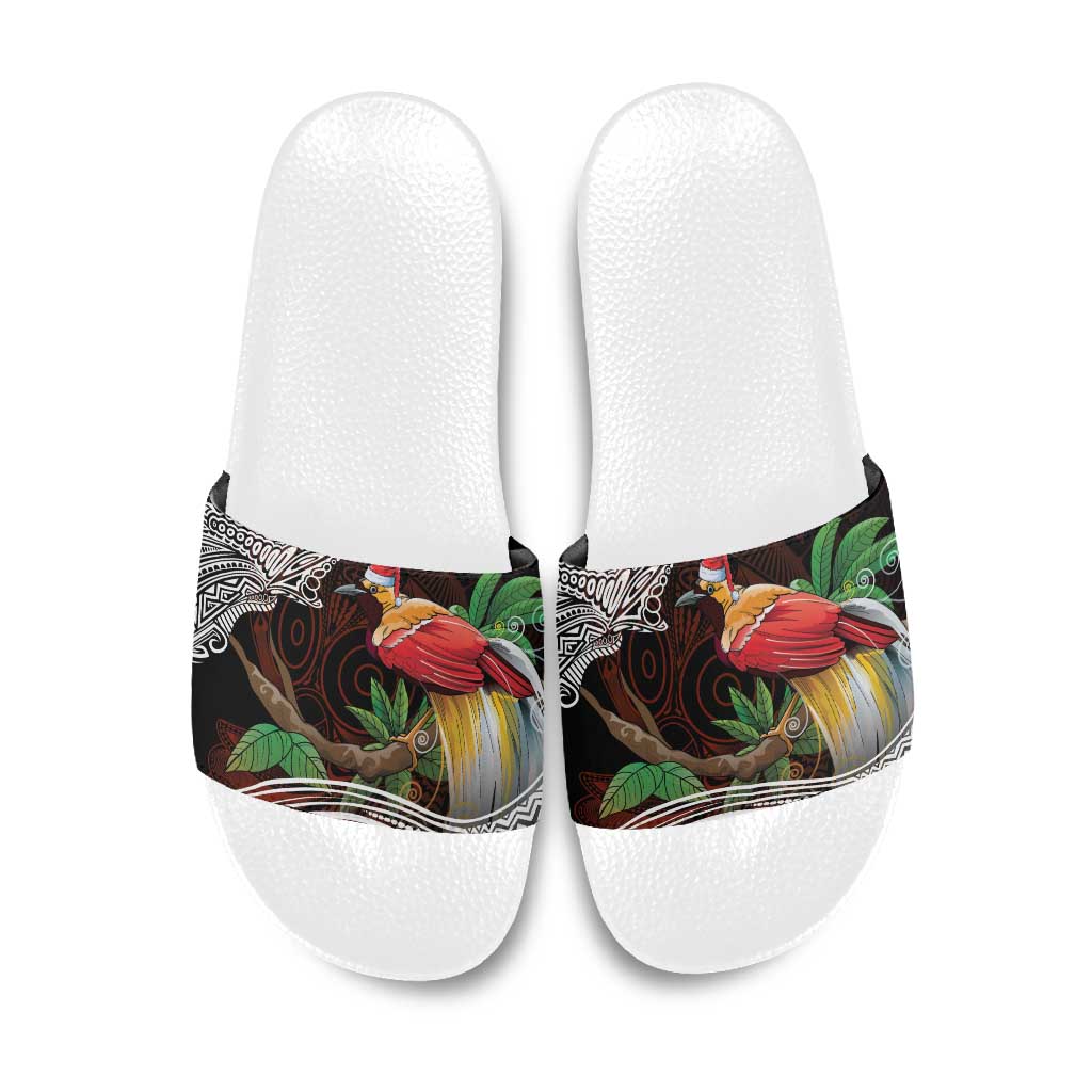 Papua New Guinea Christmas Slide Sandals - Polynesian Pride