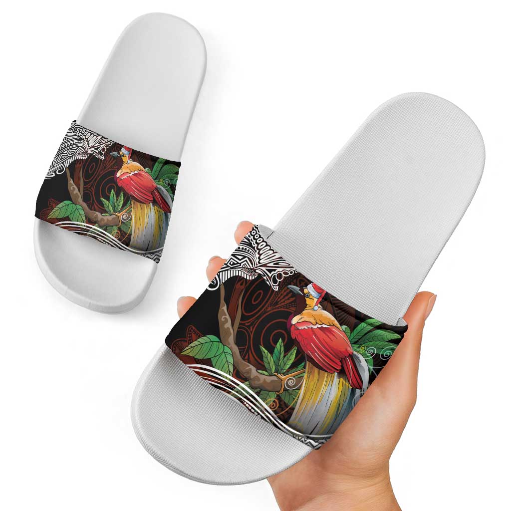 Papua New Guinea Christmas Slide Sandals - Polynesian Pride