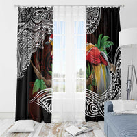 Papua New Guinea Christmas Window Curtain - Polynesian Pride