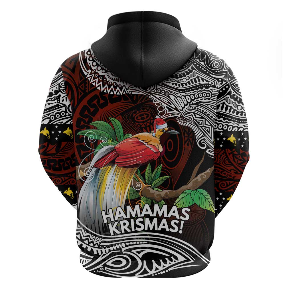 Papua New Guinea Christmas Zip Hoodie - Polynesian Pride