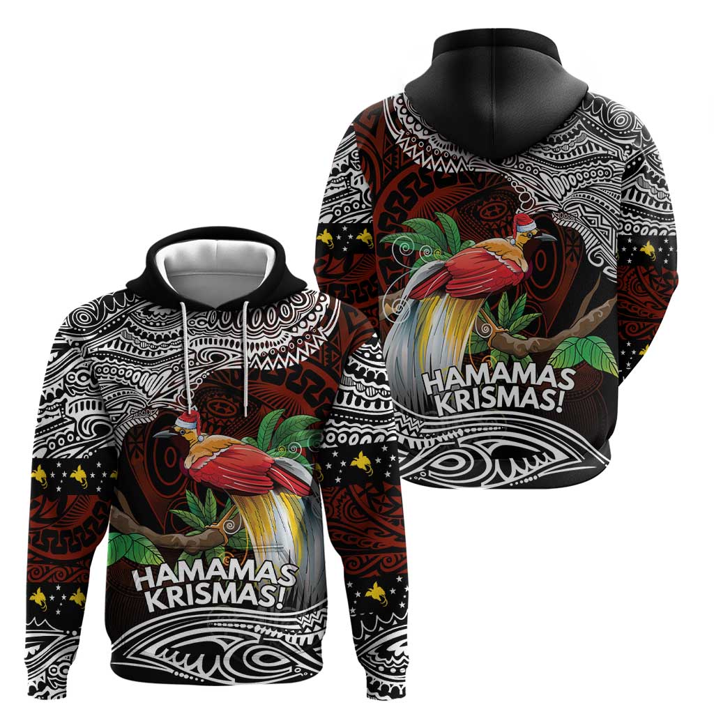 Papua New Guinea Christmas Zip Hoodie - Polynesian Pride