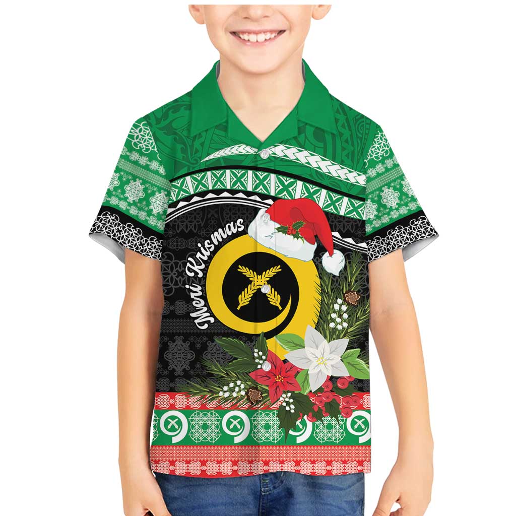 Vanuatu Pig's Tusk Meri Krismas! Family Matching Mermaid Dress and Hawaiian Shirt Vanuatuan Sand Drawing Pattern - Polynesian Pride