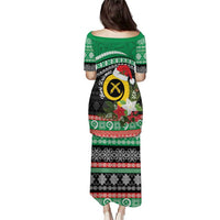 Vanuatu Pig's Tusk Meri Krismas! Puletasi Vanuatuan Sand Drawing Pattern - Polynesian Pride