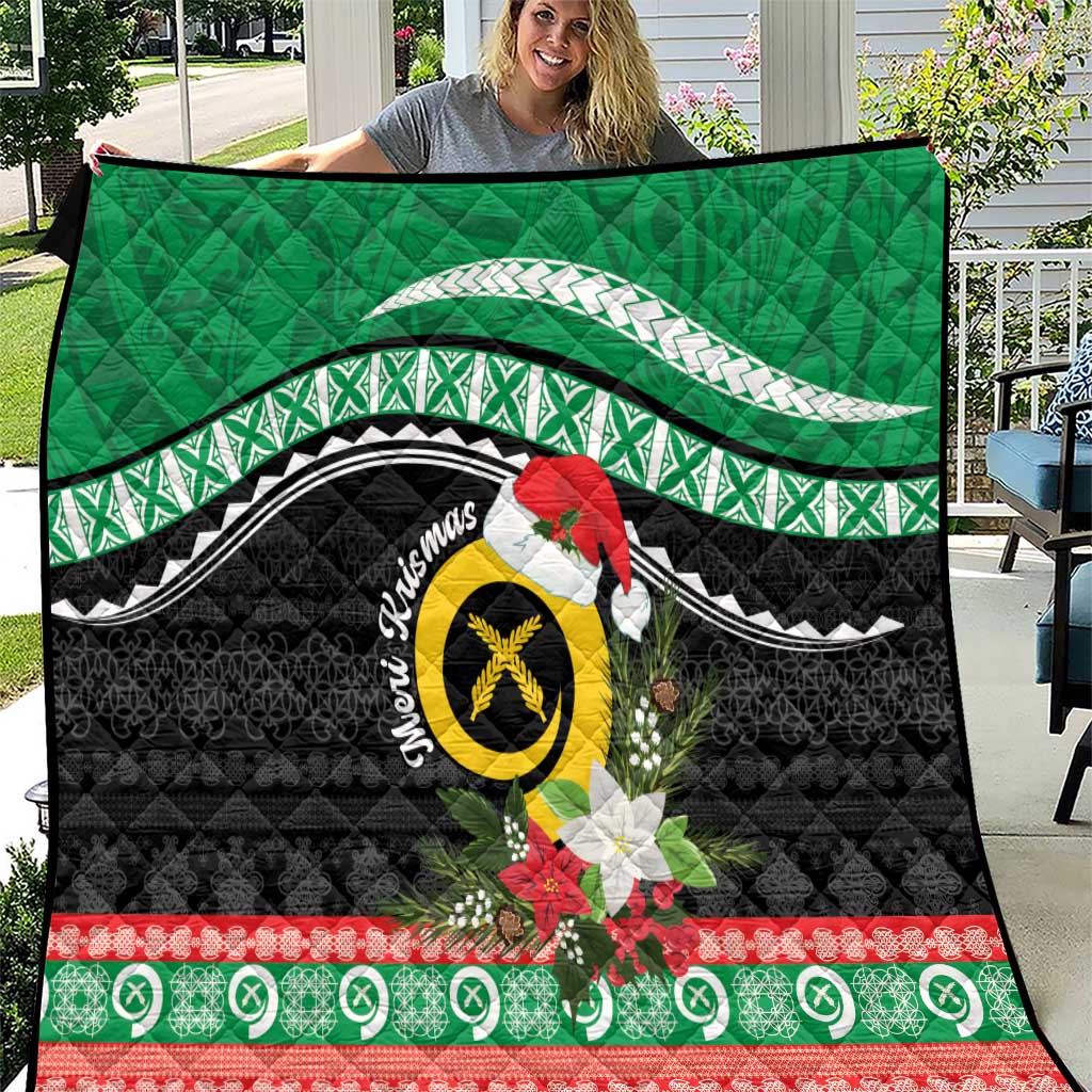 Vanuatu Pig's Tusk Meri Krismas! Quilt Vanuatuan Sand Drawing Pattern - Polynesian Pride