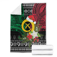 Vanuatu Pig's Tusk Meri Krismas! Blanket Vanuatuan Ancient Art Spirit - Polynesian Pride