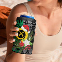 Vanuatu Pig's Tusk Meri Krismas! 4 in 1 Can Cooler Tumbler Vanuatuan Ancient Art Spirit - Polynesian Pride