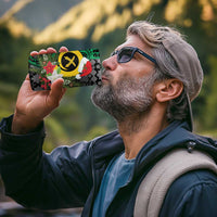 Vanuatu Pig's Tusk Meri Krismas! 4 in 1 Can Cooler Tumbler Vanuatuan Ancient Art Spirit - Polynesian Pride