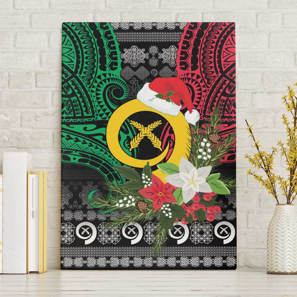 Vanuatu Pig's Tusk Meri Krismas! Canvas Wall Art Vanuatuan Ancient Art Spirit - Polynesian Pride