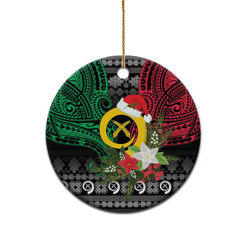 Vanuatu Pig's Tusk Meri Krismas! Ceramic Ornament Vanuatuan Ancient Art Spirit - Polynesian Pride