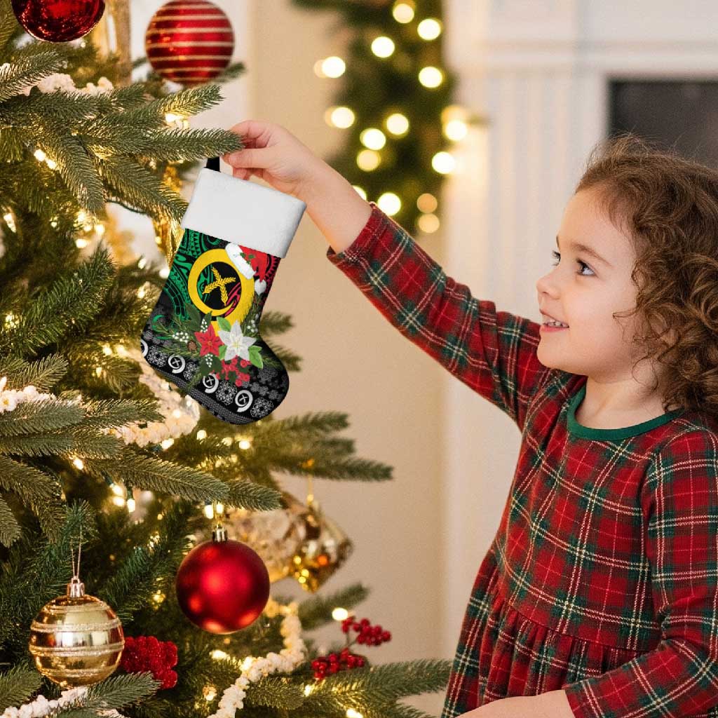 Vanuatu Pig's Tusk Meri Krismas! Christmas Stocking Vanuatuan Ancient Art Spirit - Polynesian Pride