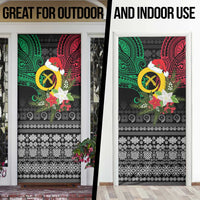 Vanuatu Pig's Tusk Meri Krismas! Door Cover Vanuatuan Ancient Art Spirit - Polynesian Pride