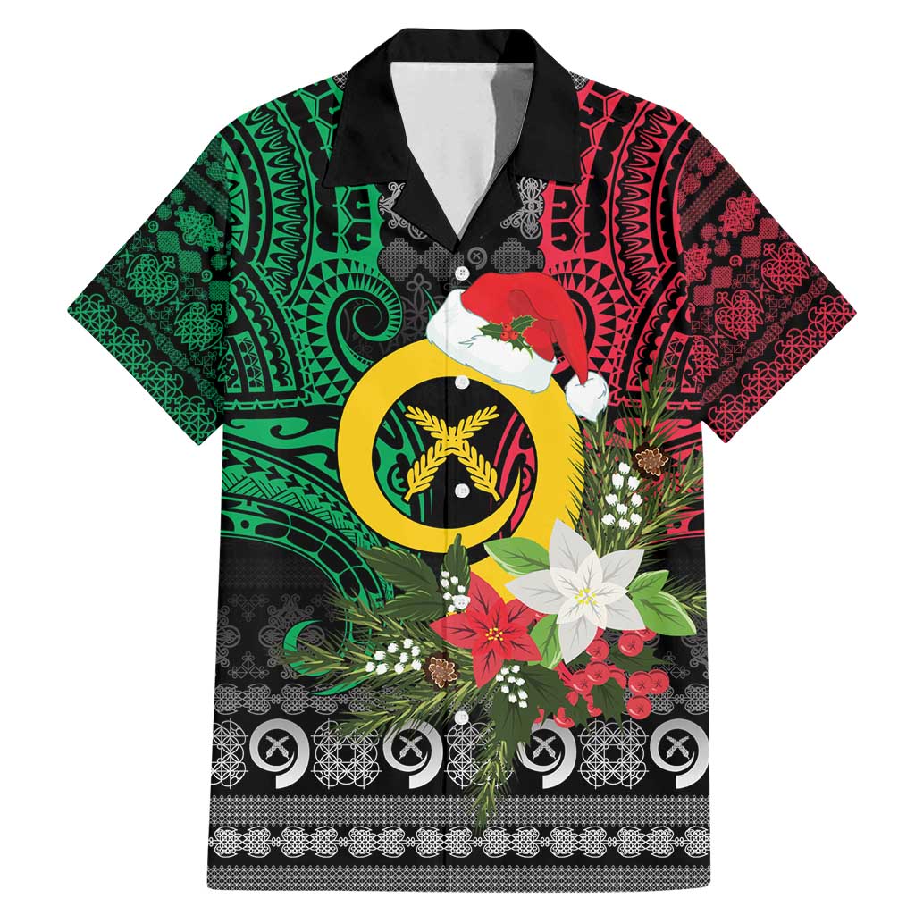 Vanuatu Pig's Tusk Meri Krismas! Family Matching Mermaid Dress and Hawaiian Shirt Vanuatuan Ancient Art Spirit - Polynesian Pride