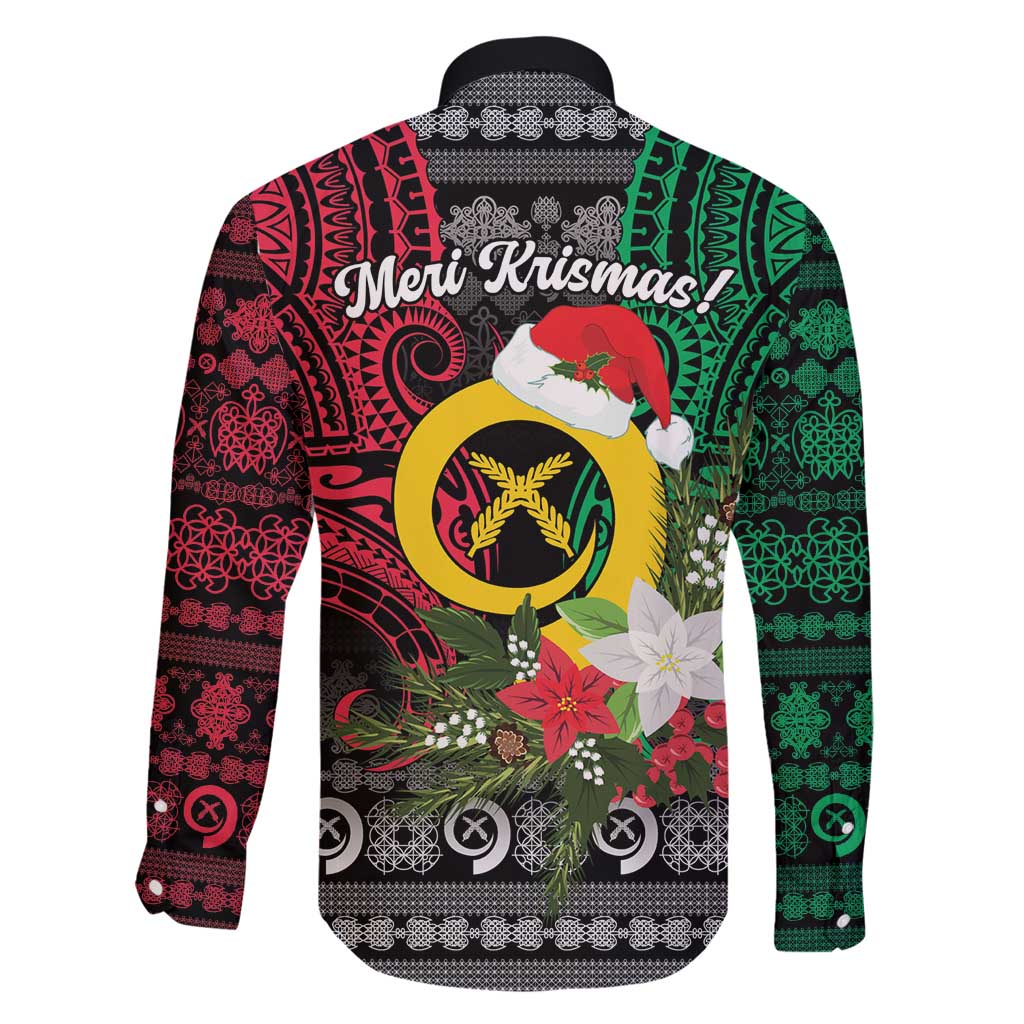 Vanuatu Pig's Tusk Meri Krismas! Family Matching Off Shoulder Short Dress and Hawaiian Shirt Vanuatuan Ancient Art Spirit - Polynesian Pride