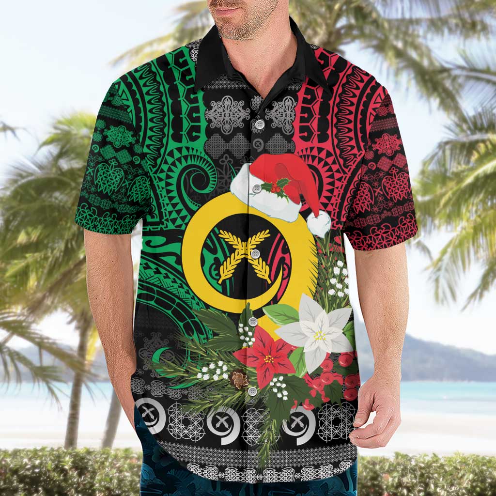 Vanuatu Pig's Tusk Meri Krismas! Hawaiian Shirt Vanuatuan Ancient Art Spirit - Polynesian Pride