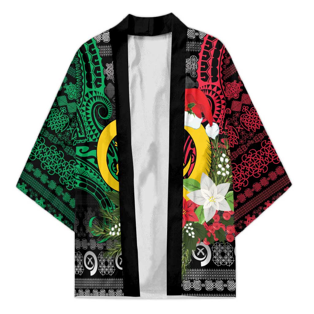 Vanuatu Pig's Tusk Meri Krismas! Kimono Vanuatuan Ancient Art Spirit - Polynesian Pride