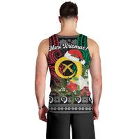 Vanuatu Pig's Tusk Meri Krismas! Men Tank Top Vanuatuan Ancient Art Spirit - Polynesian Pride