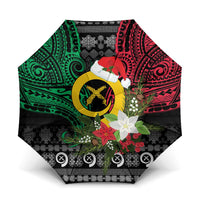Vanuatu Pig's Tusk Meri Krismas! Umbrella Vanuatuan Ancient Art Spirit - Polynesian Pride