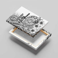 Ia Orana Tahiti Personalised Canvas Wall Art French Polynesia Hook Tattoo Special White Color LT9