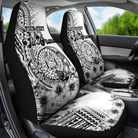Ia Orana Tahiti Personalised Car Seat Cover French Polynesia Hook Tattoo Special White Color LT9