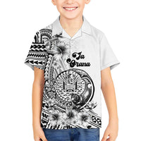 Ia Orana Tahiti Personalised Hawaiian Shirt French Polynesia Hook Tattoo Special White Color LT9