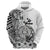 La Orana Tahiti Personalised Hoodie French Polynesia Hook Tattoo Special White Color LT9 - Polynesian Pride