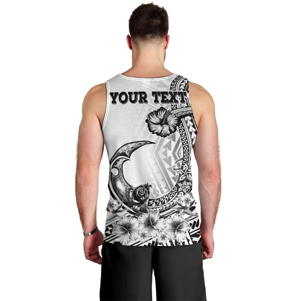 Ia Orana Tahiti Personalised Men Tank Top French Polynesia Hook Tattoo Special White Color LT9