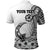 La Orana Tahiti Personalised Polo Shirt French Polynesia Hook Tattoo Special White Color LT9 - Polynesian Pride