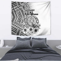 Ia Orana Tahiti Personalised Tapestry French Polynesia Hook Tattoo Special White Color LT9