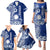 Nauru Independence Personalised Family Matching Puletasi Dress and Hawaiian Shirt Naoero Hook Tattoo Special Polynesian Pattern LT9 - Polynesian Pride