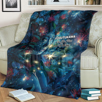 New Zealand Matariki Pohutukawa Blanket Te Mauri te Ora