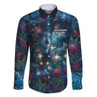 New Zealand Matariki Pohutukawa Family Matching Short Sleeve Bodycon Dress and Hawaiian Shirt Te Mauri te Ora
