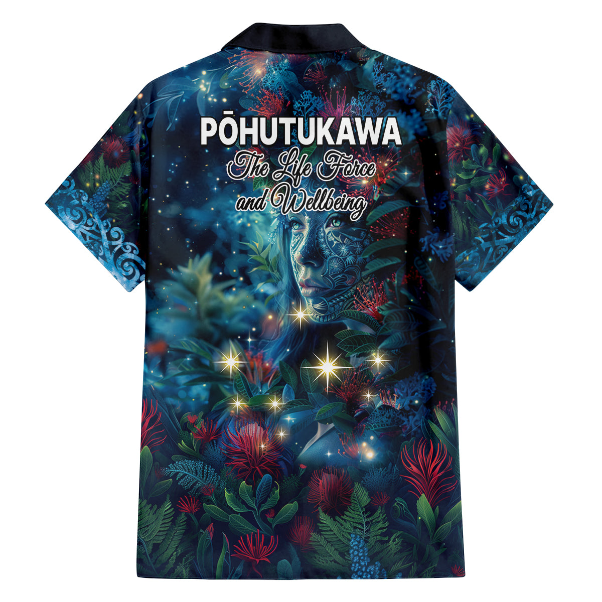 New Zealand Matariki Pohutukawa Family Matching Tank Maxi Dress and Hawaiian Shirt Te Mauri te Ora