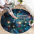 New Zealand Matariki Pohutukawa Round Carpet Te Mauri te Ora