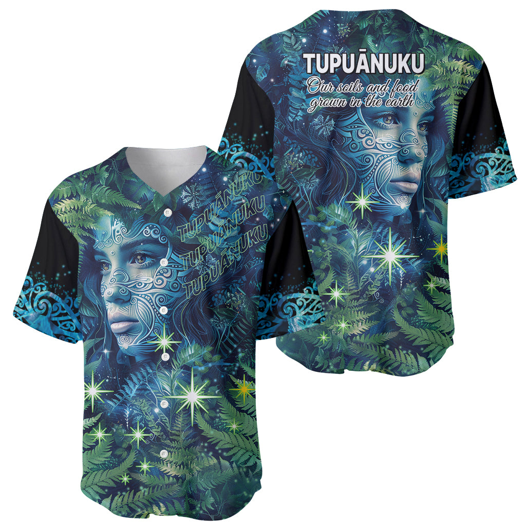 New Zealand Matariki Tupuanuku Baseball Jersey Te Wā o te Hauhake