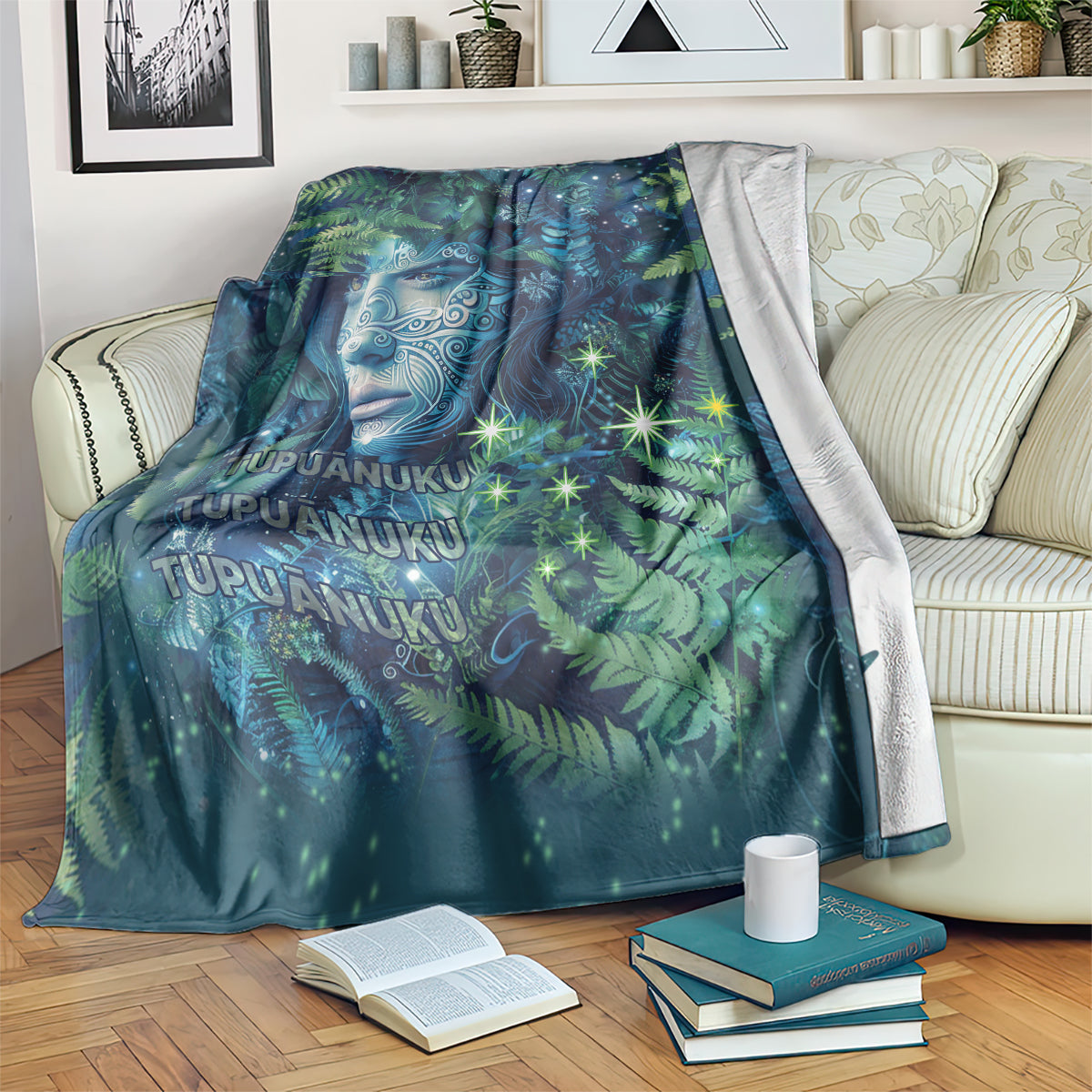 New Zealand Matariki Tupuanuku Blanket Te W o te Hauhake LT9 Art - Polynesian Pride