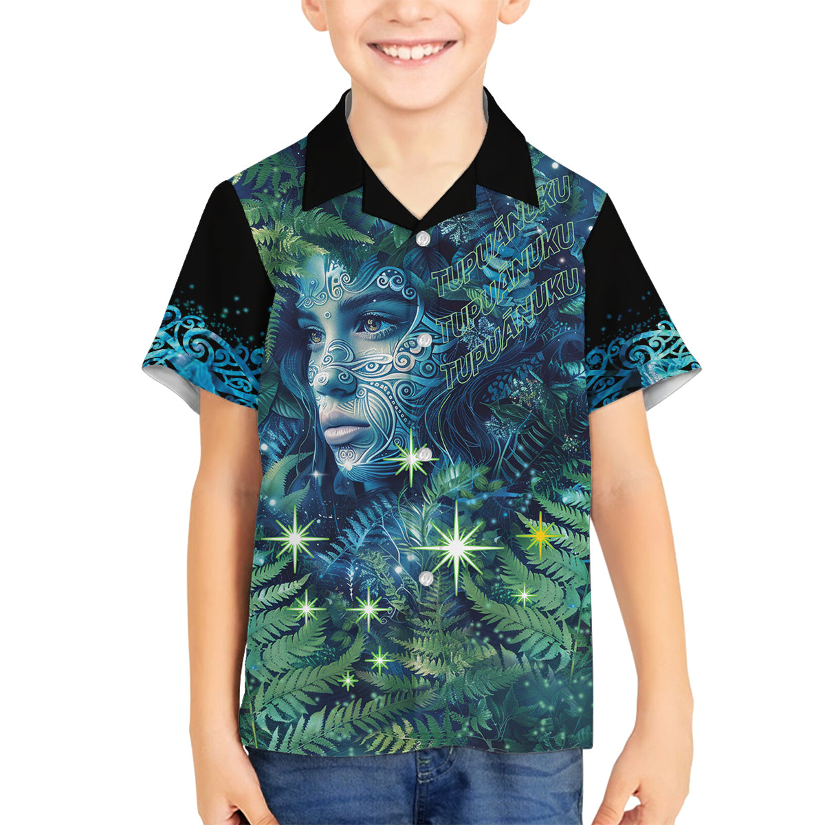 New Zealand Matariki Tupuanuku Family Matching Tank Maxi Dress and Hawaiian Shirt Te Wā o te Hauhake