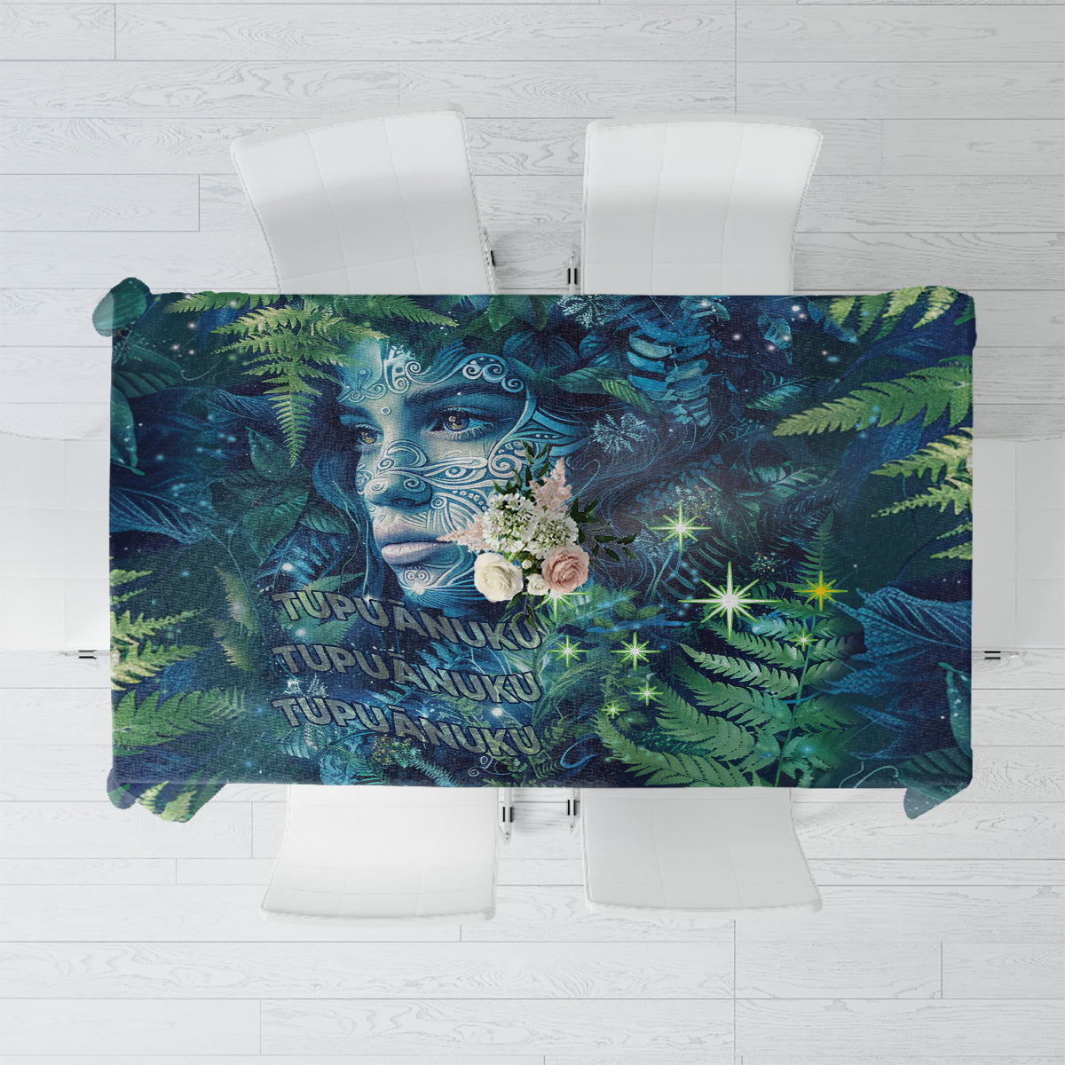New Zealand Matariki Tupuanuku Tablecloth Te W o te Hauhake LT9 Art - Polynesian Pride