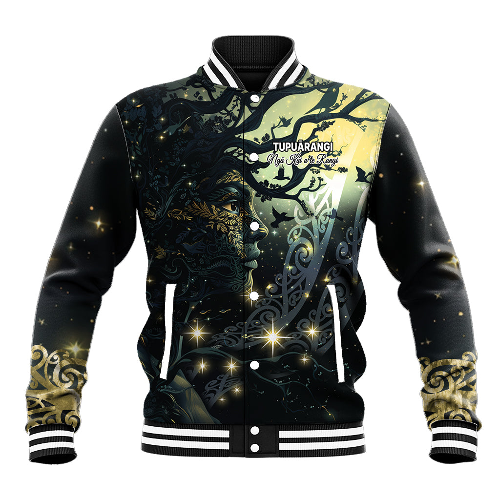 New Zealand Matariki Tupuarangi Baseball Jacket Ng Kai o te Rangi LT9 Unisex Art - Polynesian Pride