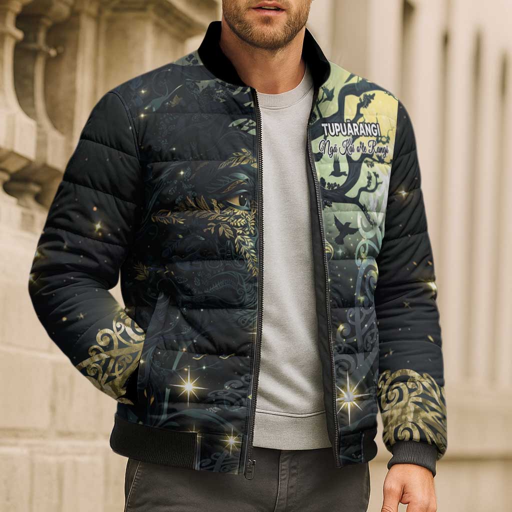 New Zealand Matariki Tupuarangi Bomber Puffer Jacket Ng Kai o te Rangi - Polynesian Pride