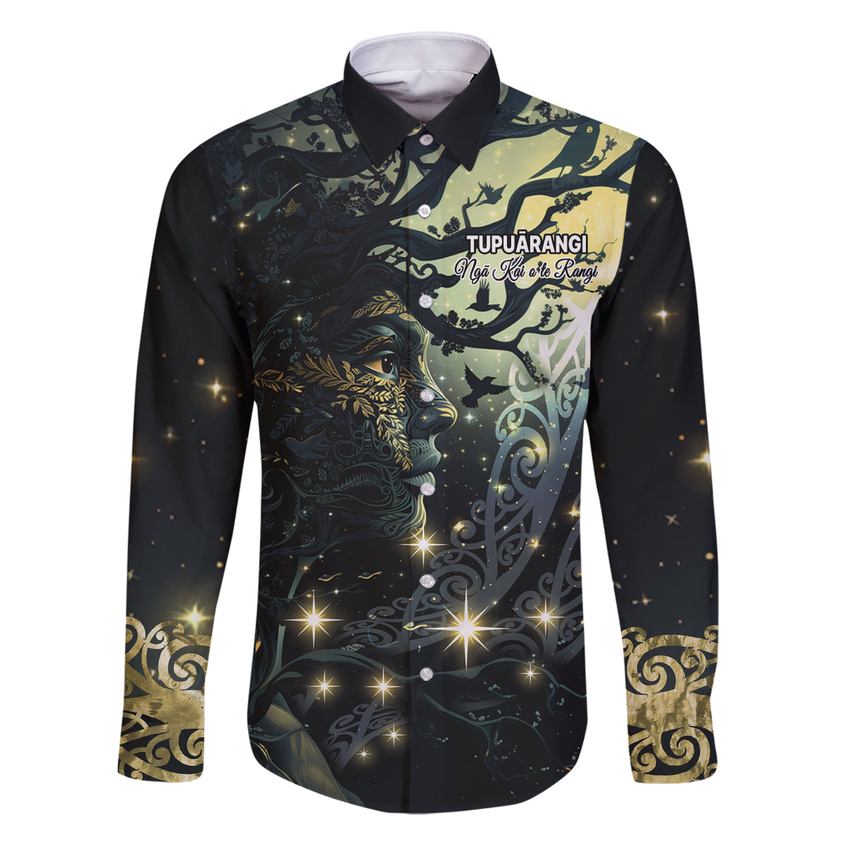 New Zealand Matariki Tupuarangi Family Matching Long Sleeve Bodycon Dress and Hawaiian Shirt Ngā Kai o te Rangi