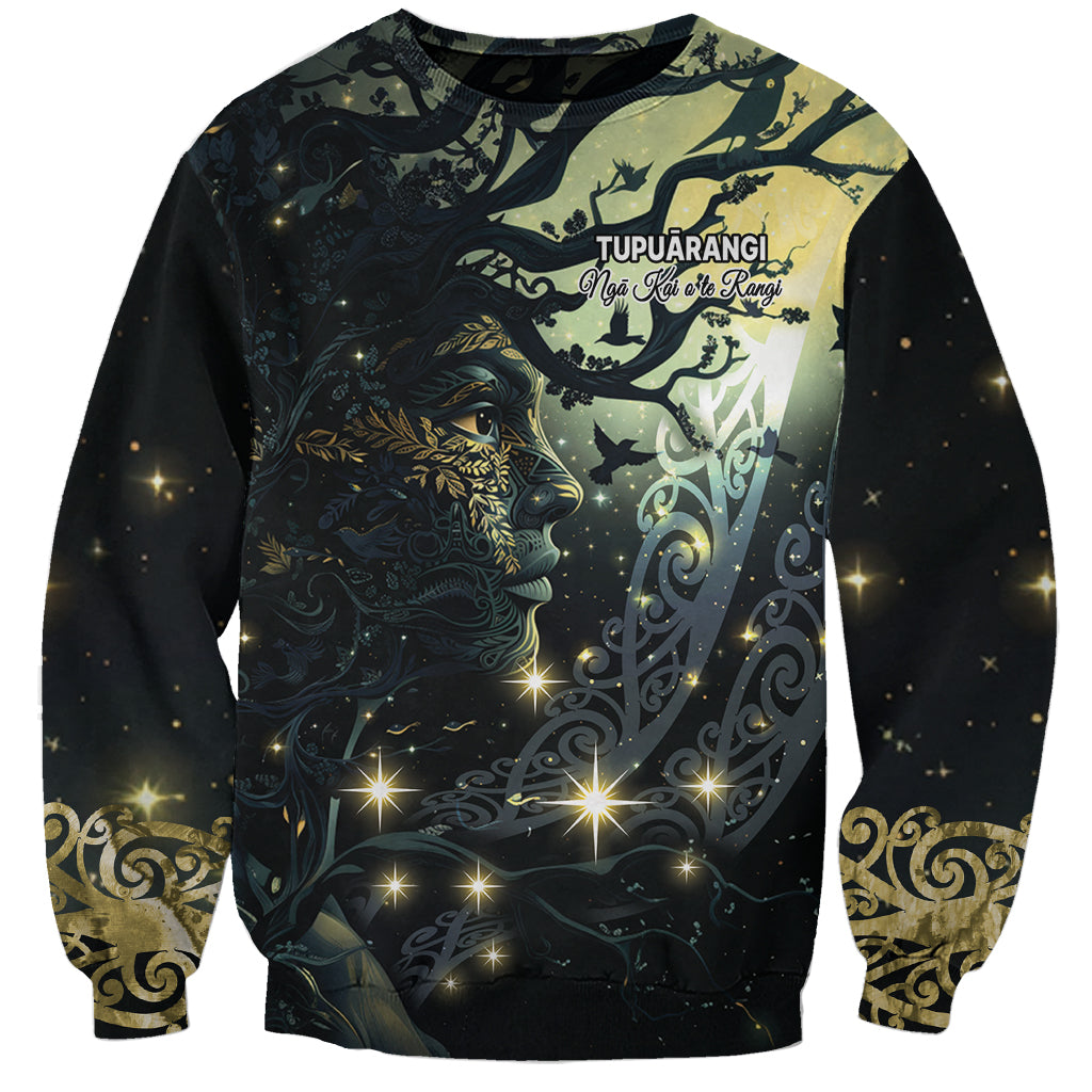 New Zealand Matariki Tupuarangi Sweatshirt Ng Kai o te Rangi LT9 Unisex Art - Polynesian Pride