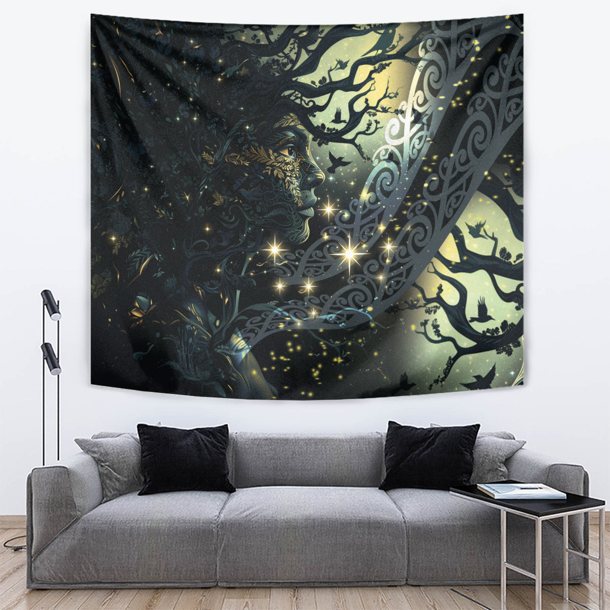 New Zealand Matariki Tupuarangi Tapestry Ng Kai o te Rangi LT9 Art - Polynesian Pride