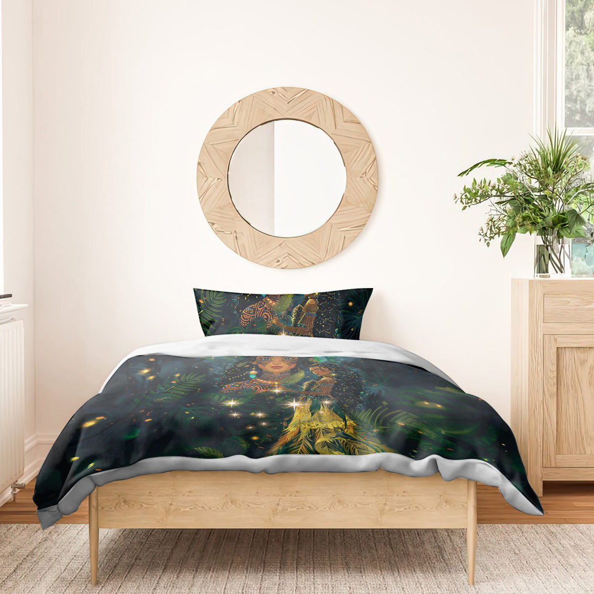 New Zealand Matariki Bedding Set Rongoā Māori Wellbeing and Good Luck