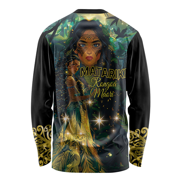 New Zealand Matariki Long Sleeve Shirt Rongo Mori Wellbeing and Good ...