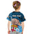 Personalised Dads Day Fiji Kid T Shirt Dad Au Lomani Iko - Polynesian Flowers Tribal LT9 - Polynesian Pride