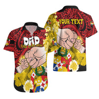 Personalised Dads Day Tonga Hawaiian Shirt Dad Ofa lahi atu - Polynesian Flowers Tribal LT9 - Polynesian Pride