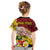 Personalised Dads Day Tonga Kid T Shirt Dad Ofa lahi atu - Polynesian Flowers Tribal LT9 - Polynesian Pride