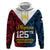 Polynesian Philippines Hoodie Pilipinas Flag Style for 125th Independence Anniversary Black LT9 Black - Polynesian Pride